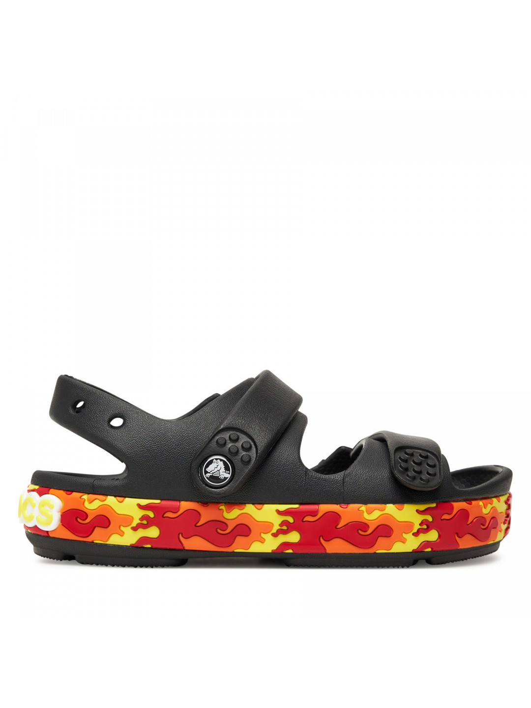 Sandály Crocs Crocband Cruiser Flames Sandal Kids 211268 Černá